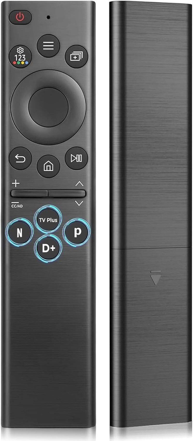 Replacement Samsung TV Remote, Universal Smart TV Remote Control BN59-01385A for Samsung LED LCD QLED UHD Frame Tvs, 4 Easy One-Click Shortcut Buttons, No Setup Needed (NO Voice Function)