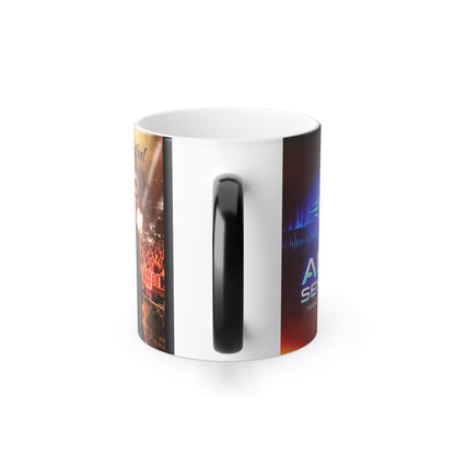 Color-Changing Mug — Neon DJ Portrait Design (11 oz)