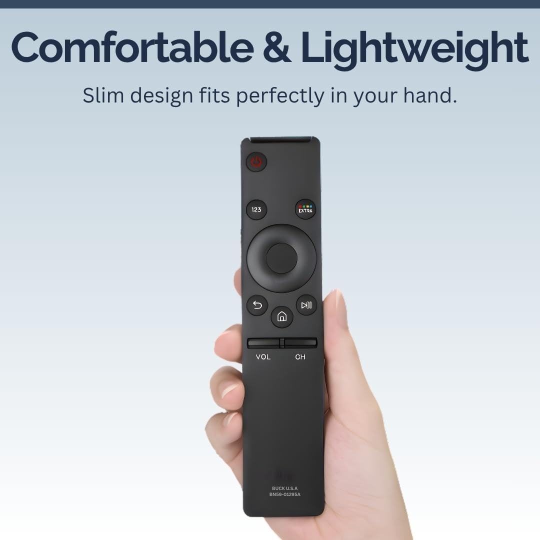2 Pack BN59-01295A Samsung TV Remote Control Replacement for Smart TV - Easy Setup, Durable Design, Universal Remote - Works with Samsung Smart, QLED, UHD, 4K, Curved, LED, LCD, & HDTV Models