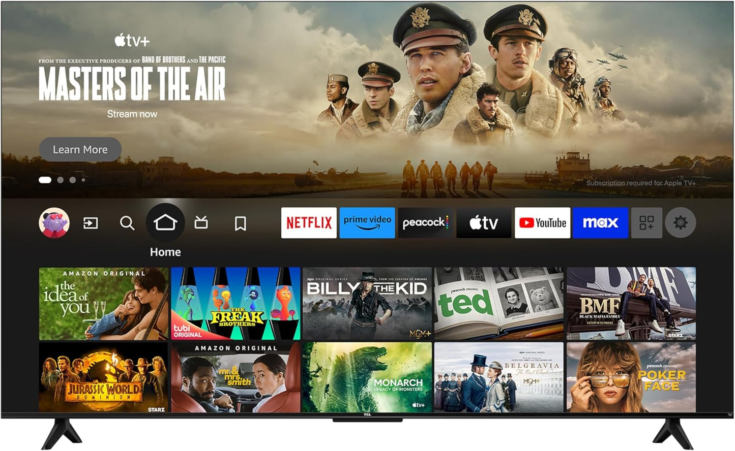 65-Inch Class S5 UHD 4K LED Smart TV with Fire TV (65S551F, 2024), Dolby Vision, HDR PRO+, Atmos, Alexa Built-In, Apple Airplay 2, Streaming Television