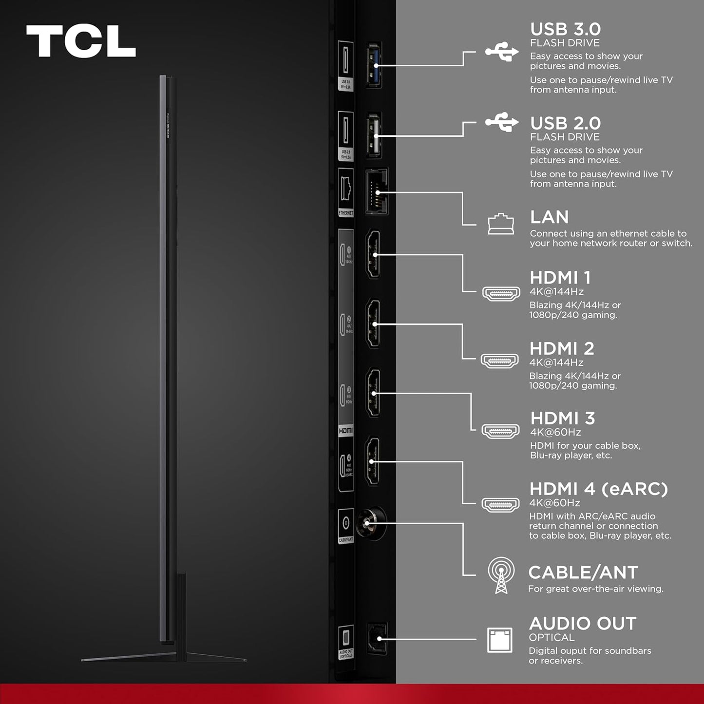 75 Inch Class QM8K Series | Mini LED QLED 4K HDR | 75QM8K, 2025 Model | 120HZ-144HZ anti Reflective Wide Angle Screen Smart Google TV Dolby Atmos | Voice Remote Alexa Gaming Streaming Television