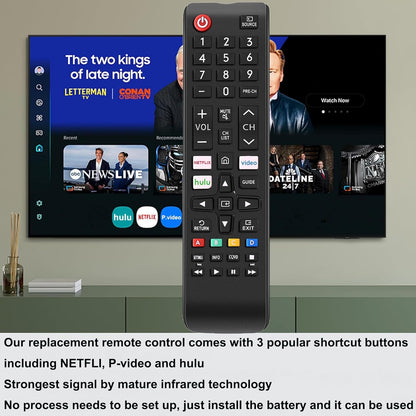 Universal Remote Control for All Samsung TV Compatible with All Samsung LCD LED HDTV 3D Smart Tvs Models