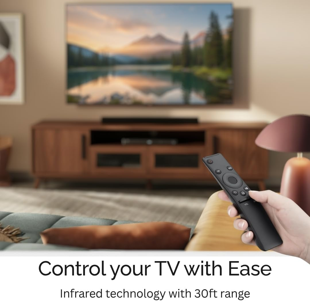 2 Pack BN59-01295A Samsung TV Remote Control Replacement for Smart TV - Easy Setup, Durable Design, Universal Remote - Works with Samsung Smart, QLED, UHD, 4K, Curved, LED, LCD, & HDTV Models