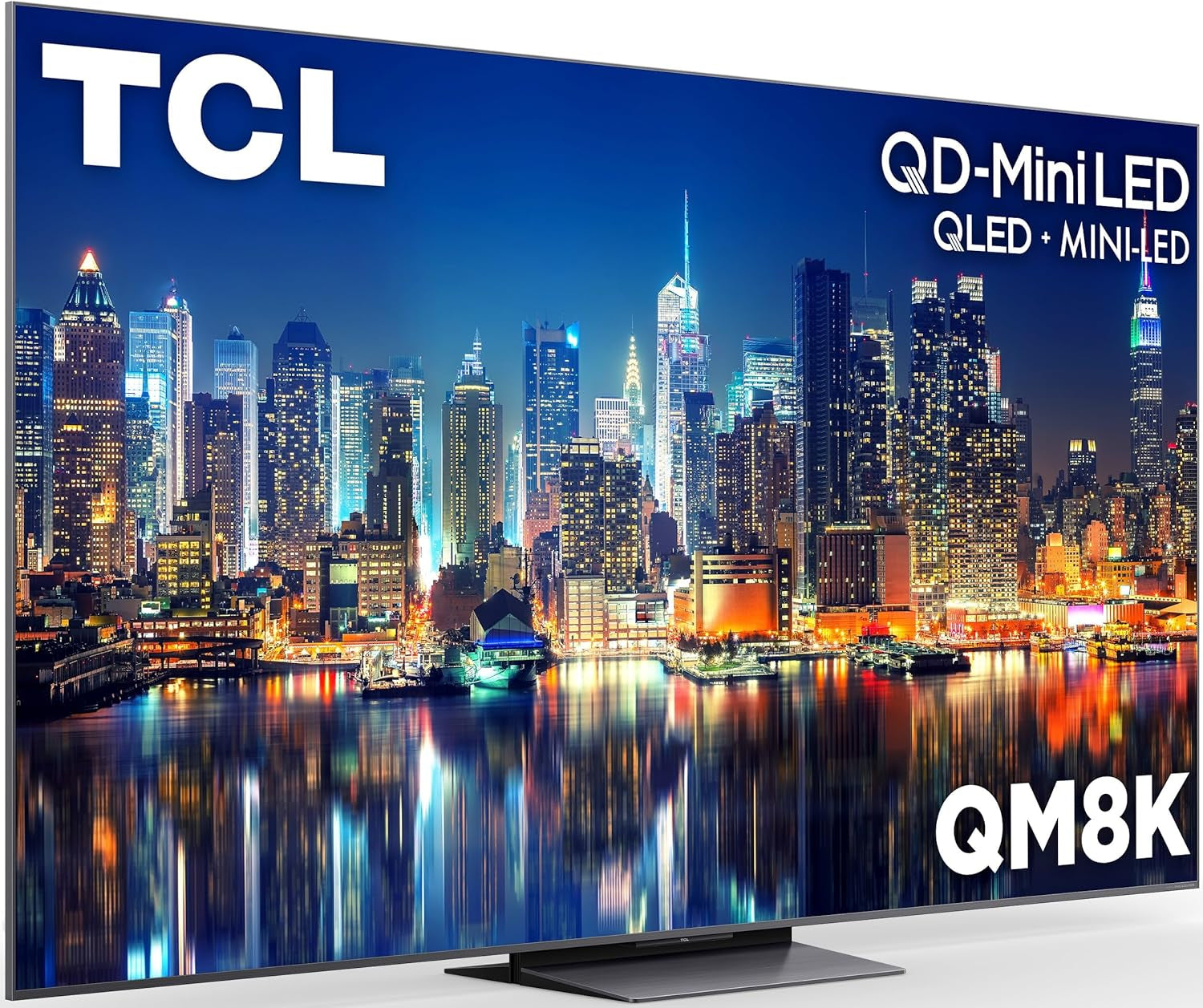 85 Inch Class QM8K Series | Mini LED QLED 4K HDR | 85QM8K, 2025 Model | 120HZ-144HZ anti Reflective Wide Angle Screen Smart Google TV Dolby Atmos | Voice Remote Alexa Gaming Streaming Television