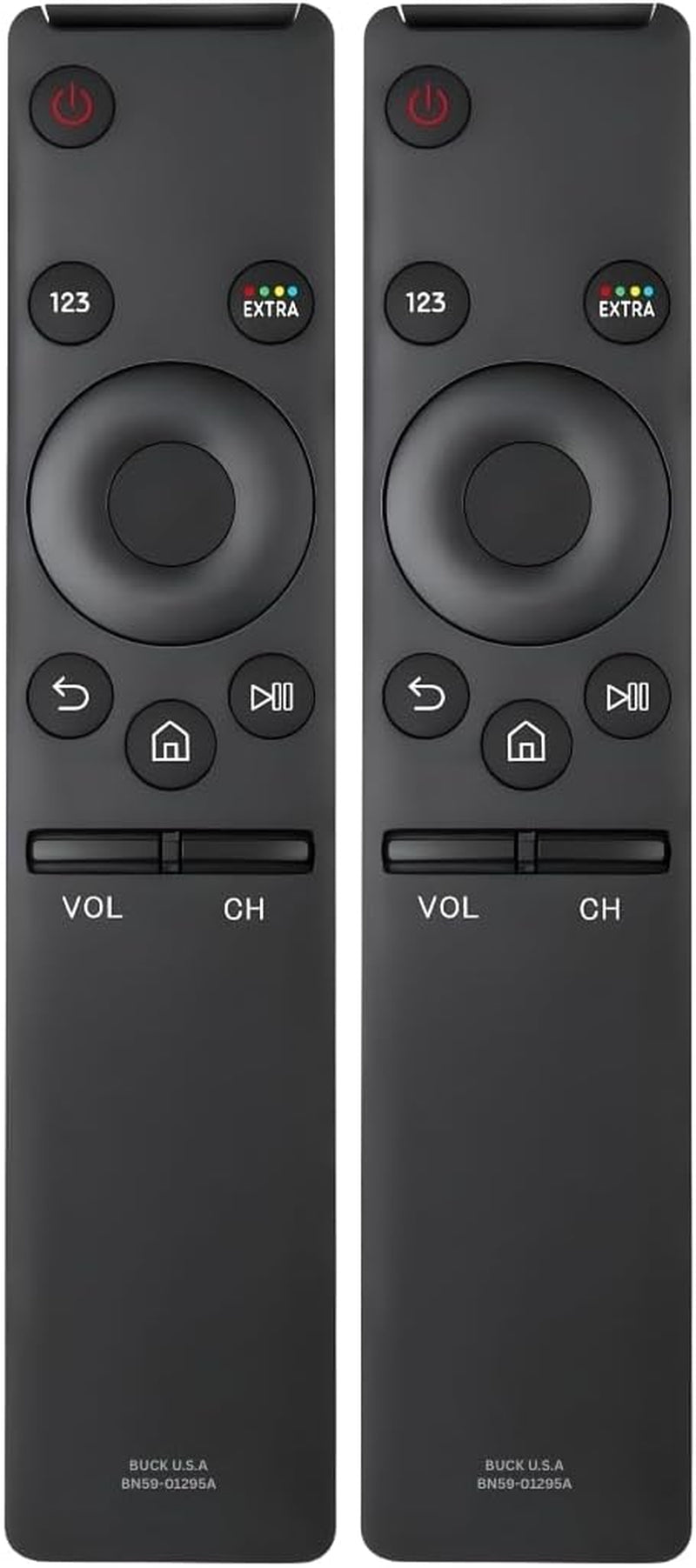 2 Pack BN59-01295A Samsung TV Remote Control Replacement for Smart TV - Easy Setup, Durable Design, Universal Remote - Works with Samsung Smart, QLED, UHD, 4K, Curved, LED, LCD, & HDTV Models